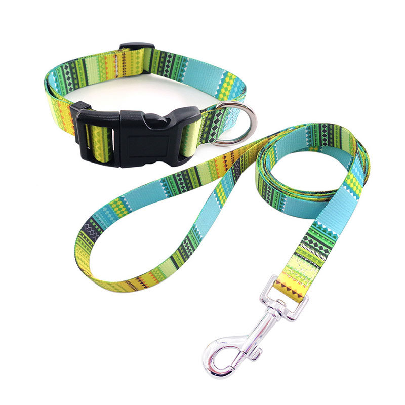 Fuente fabricante de perros de mascotas collar de cuerda de tracción conjunto de perros de tamaño pequeño y medio collar de mascotas perros de gato collar de cuerda de tracción