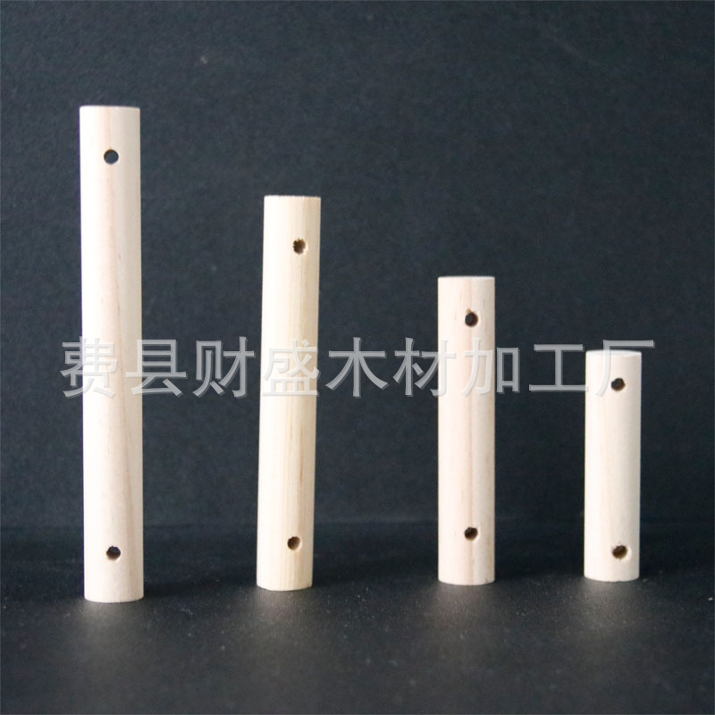 穴あき小さな木の棒 DIY ペットクライミングフレーム階段おもちゃ穴付き木製鳥かごアクセサリー無垢材丸棒|undefined