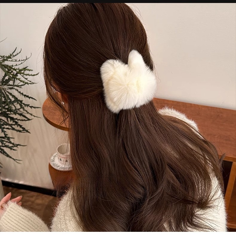 Rex-kaninchenfell Haarspange Premium Haarclip Für Den Dutt_voghion.com