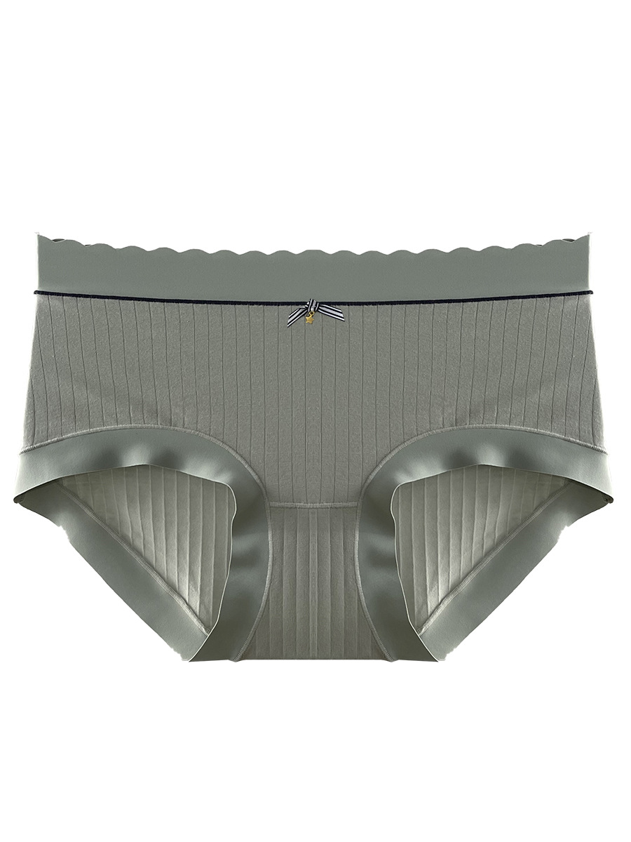 智贝主图_4新疆长绒棉内裤女纯棉抗菌透气裆中腰薄款无痕全棉