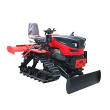 履带式旋耕机多功能乘坐果园田园管理挖机开沟机除草农用微耕机