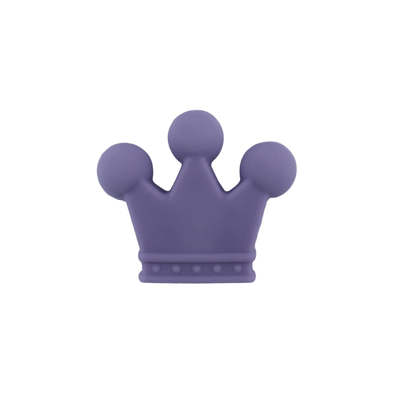 Bebé suministros DIY calmante corona de silicona suelta cuentas bebé pulsera mordedor pezón cadena anti-gota cadena accesorios de cadena