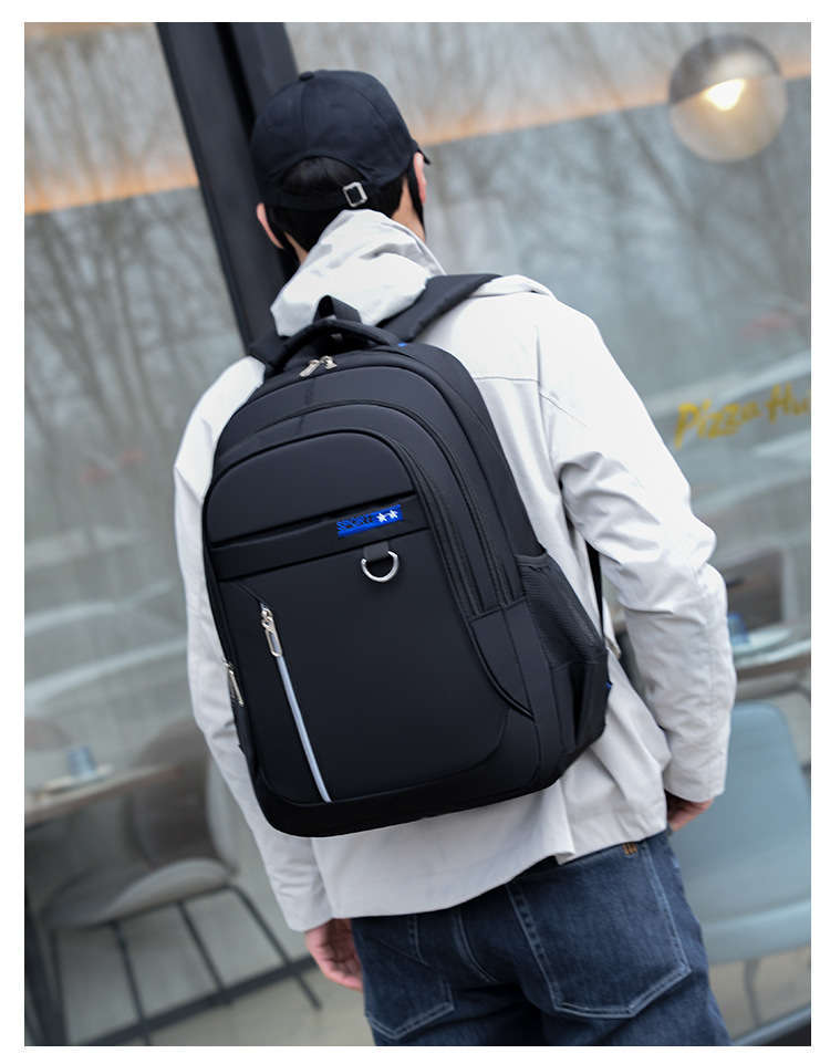 Wholesale Business Computer Large-capacity Backpack Commuting Fashion Business Travel Bag Backpack Computer Bag display picture 16