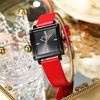 Fashionable trend square swiss watch, small universal belt, waterproof quartz watches, simple and elegant design