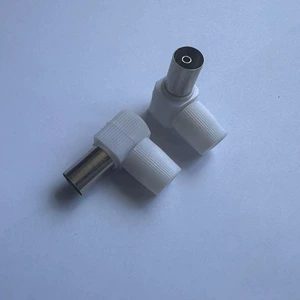 Телевизионное телевидение кабельное телевидение Homemed Head Antenna Head Video RF кабельная штепсельная заглушка бамбукового соединительного разъема в складе