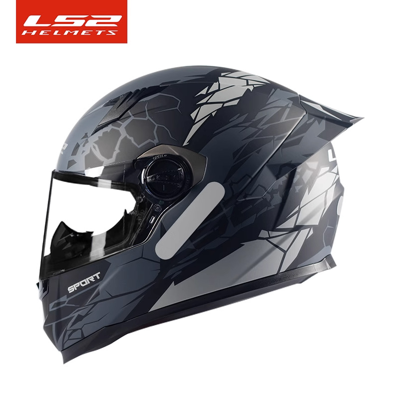 LS2 casco nuevo casco completo de la motocicleta unisex Four Seasons universal de la motocicleta anti-niebla cola grande certificación 3C FF300