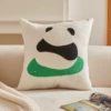 Lalan Panda Towel Embroidered Throw Pillow Cushion