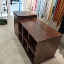 服装店中岛桌中间童装摆放收纳流水展示女装陈列柜鞋帽包店展示柜