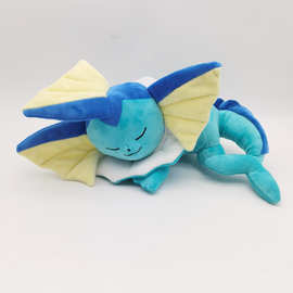 跨境新品 Sleeping Vaporeon Poké Plush 毛绒玩具公仔玩偶