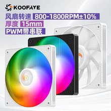 KOOFAYE XT-12015��15MM��12CM����ɢ�ȷ���PWM�¿ش�����