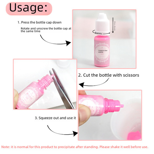 Bulk color mica macaron color solid color crystal drop gel oily paint DIY epoxy resin AB glue color agent paint