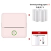 X6 pink [comes with 1 roll of printing paper + 5 rolls of thermal paper]