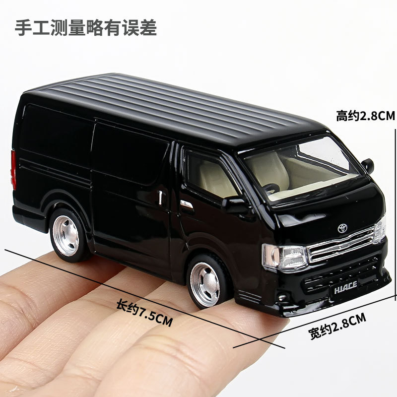 MASIDI 1:64 2010 도요타 바다 사자 밴 버스 합금 자동차 모델 시뮬레이션 컬렉션 자동차 모델