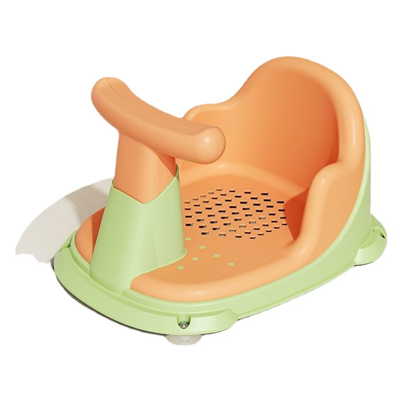 Детское кресло для купания Детский артефакт для купания Сидя и наклоняясь, сиденье для ванны для новорожденных Нескользящий табурет для ванны