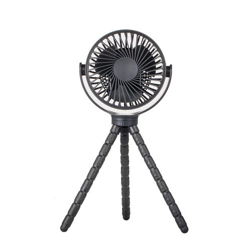 F1020 Cross-border Octopus Fan Stroller Fan USB Charging Portable Tripod Camping Fan Desktop