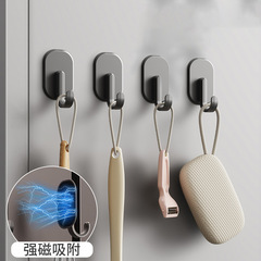 マグネットフック家庭用冷蔵庫強力マグネットフック無痕フック穴なし多機能収納棚クロスボーダー
