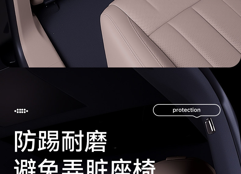 Suitable for 26 models of Li Auto L6, seat anti-kick pads, rear seat back protection, car interior modification accessories and supplies
