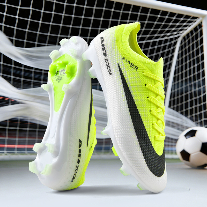 Zapatillas de Fútbol de Tejido Volador Caña Baja de TPU Ligero para Césped Artificial
