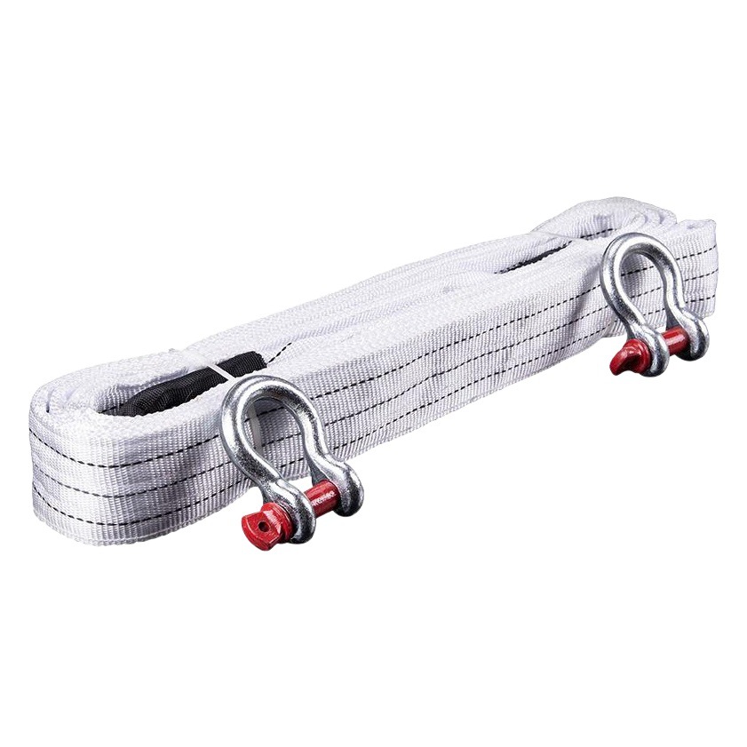 Cuerda de Remolque para Rescate 5m 6t/12t/18t de PES Gancho en U para Vehículo Todoterreno y Remolque image 1