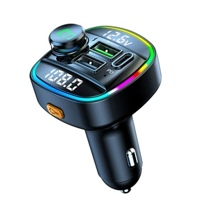 C22 Avtomobil Bluetooth MP3 Pleyer Hands-free Zəng PD/QC3.0 Sürətli Şarj