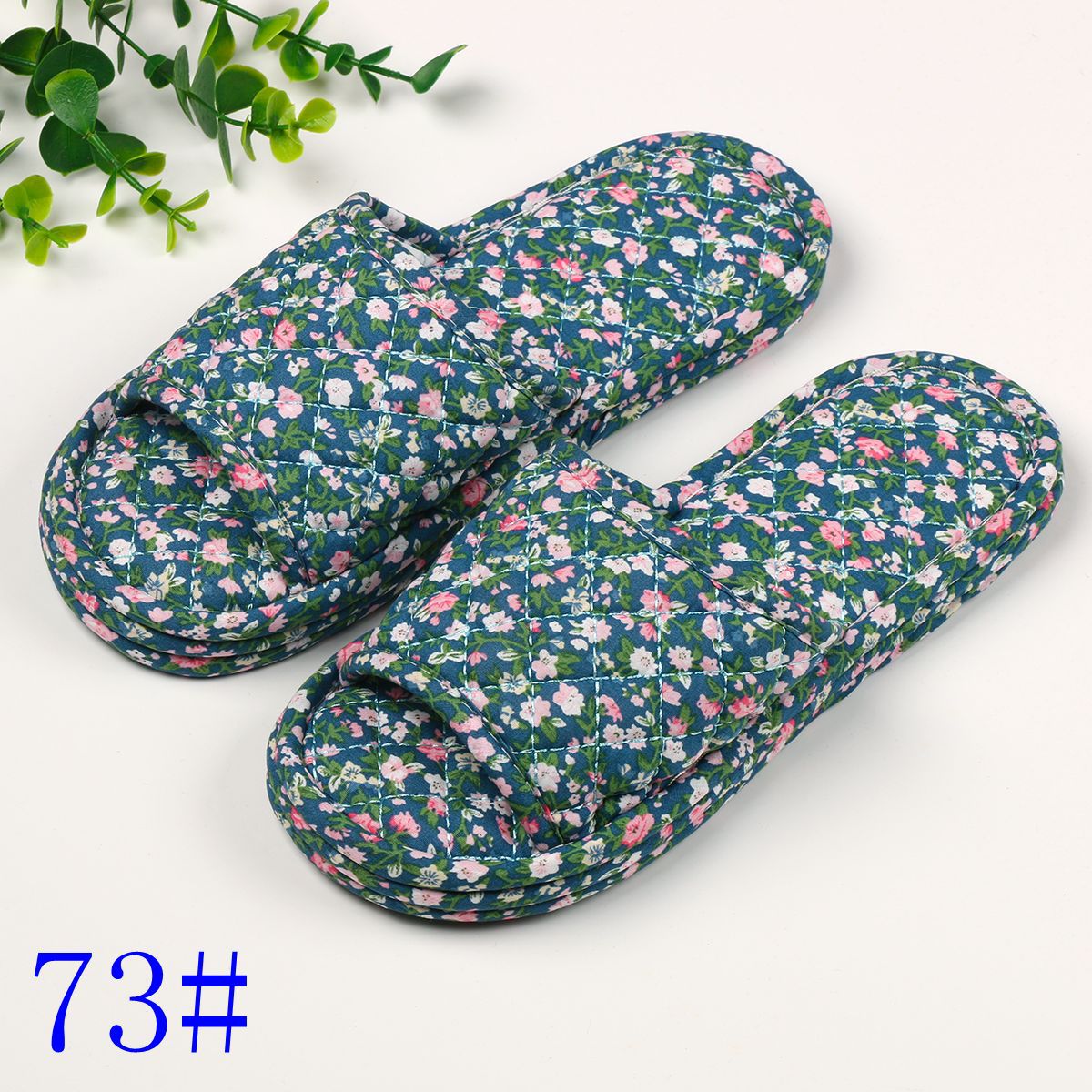 삼겹 꽃무늬 원단 여성용 73