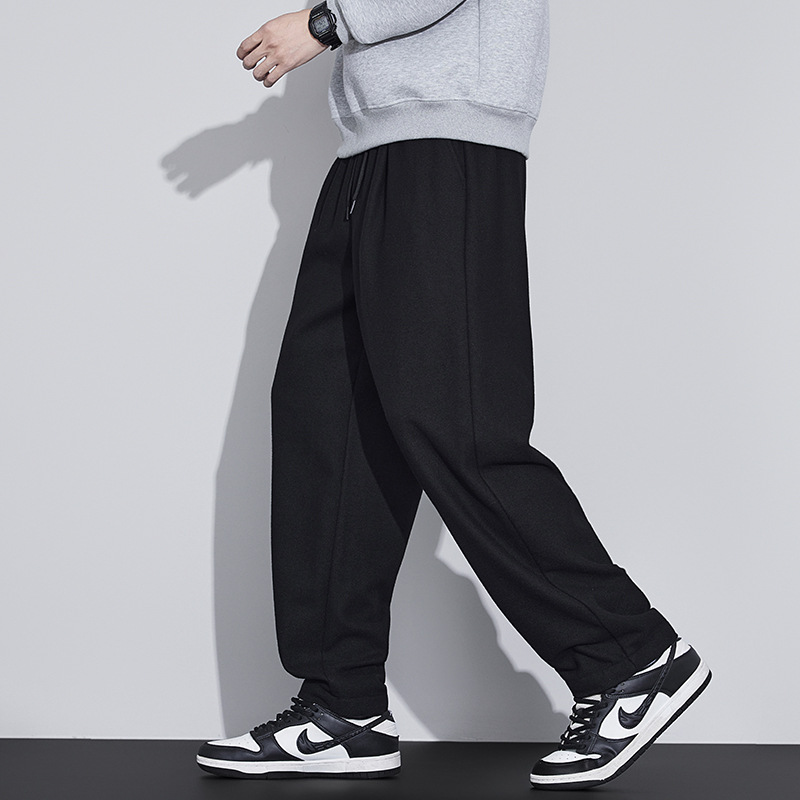 2025 nuevo otoño japonés vintage lana casual pantalones en forma de hombre sueltos estilo americano