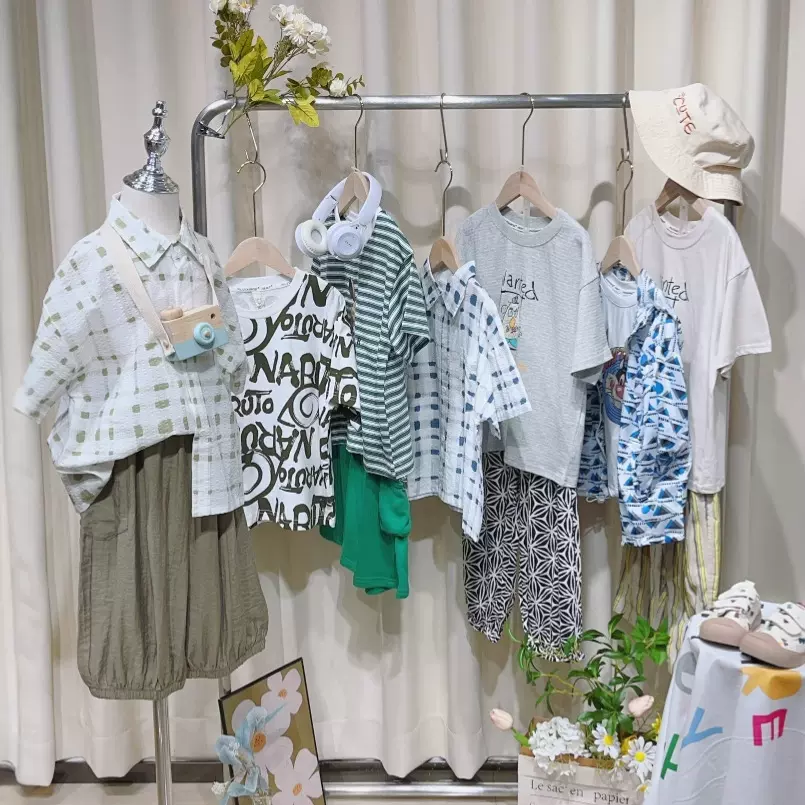 【短袖T恤混批】纯棉吧拉巴啦童装 patpat童装批发童装直播货源