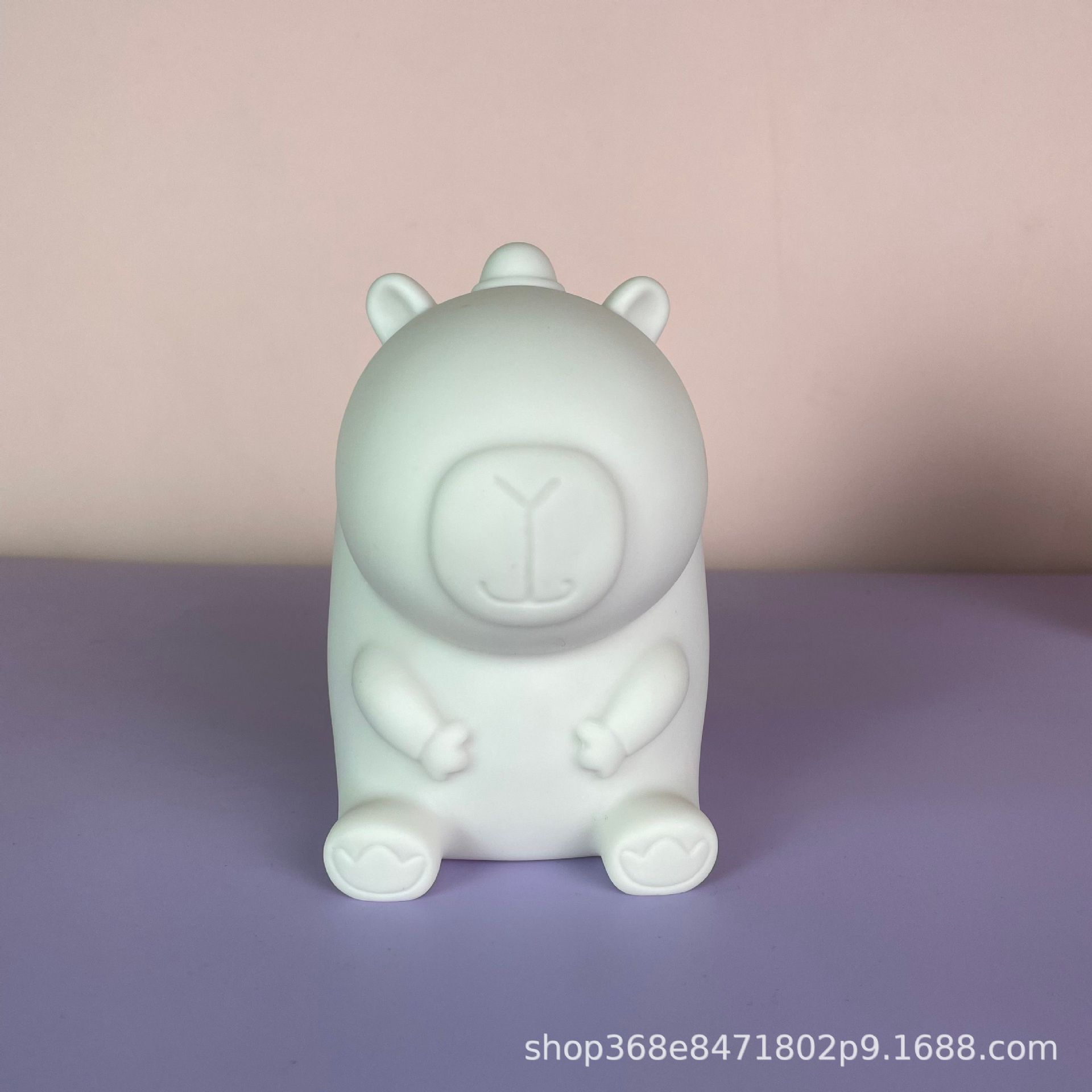 흰색 배아 카피발라 18cm-구멍 있음