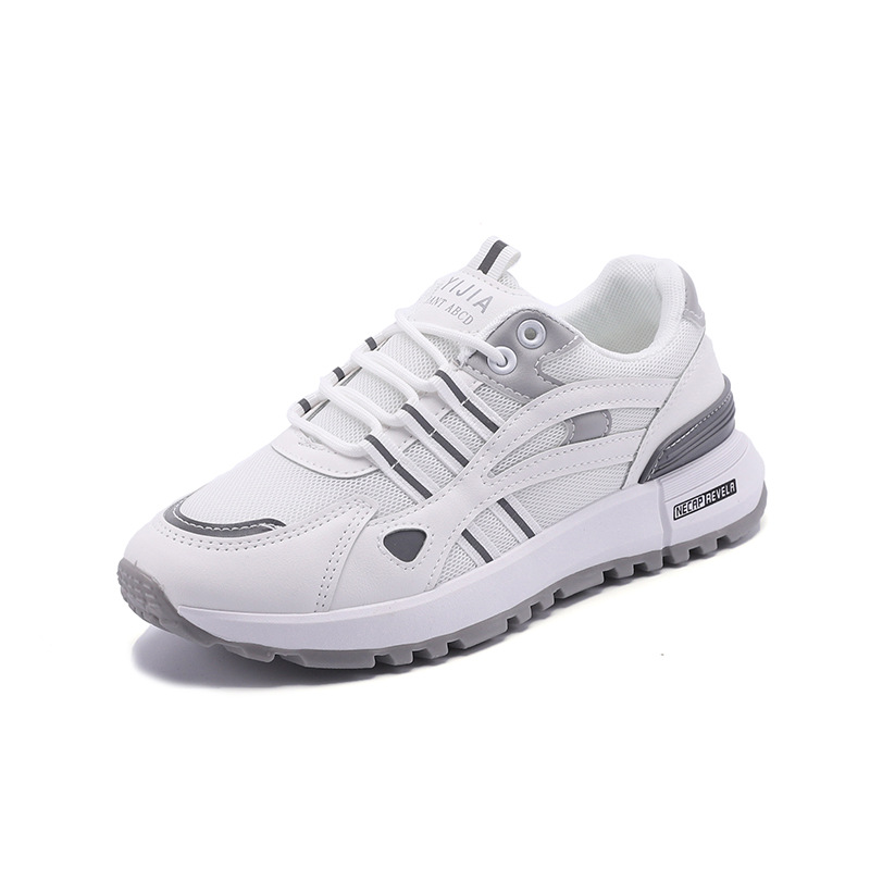 Women's Lady Tennis Shoes Leather Shoes Athletic Shoes Sneakers Mesh Durable Easy To Clean Lightweight Footgear_voghion.com