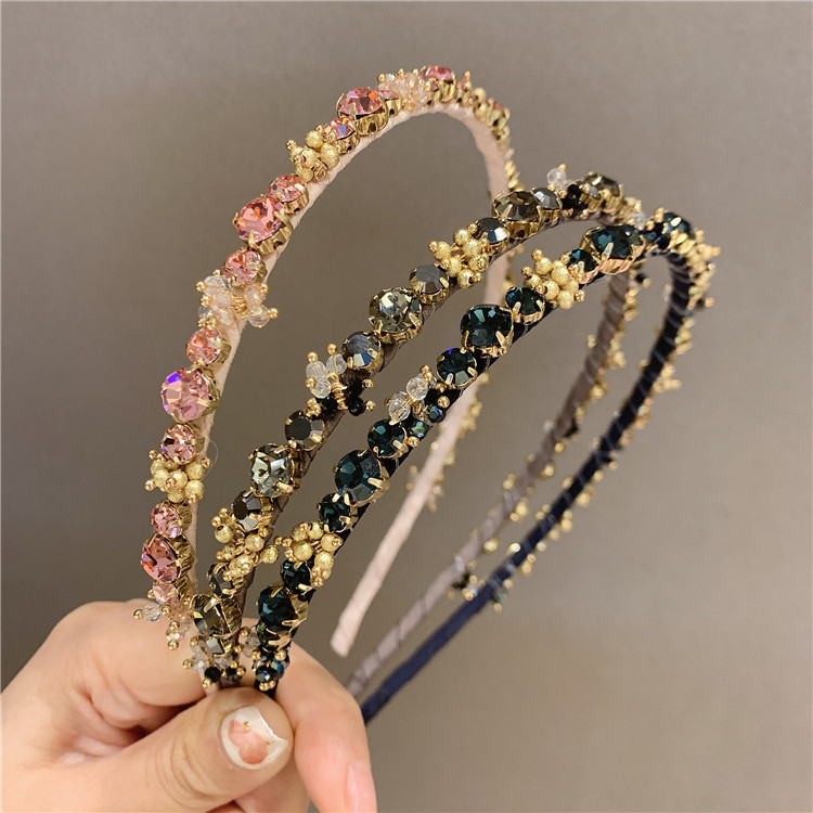 Banquet Occasion Elegant Geometric Artificial Crystal Hair Band