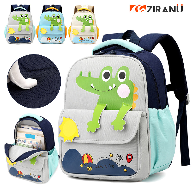Children's Travel Backpack for Boys, Kindergarten School Bag for 3-5 Years Old, Cute, Water-Resistant, and Lightweight