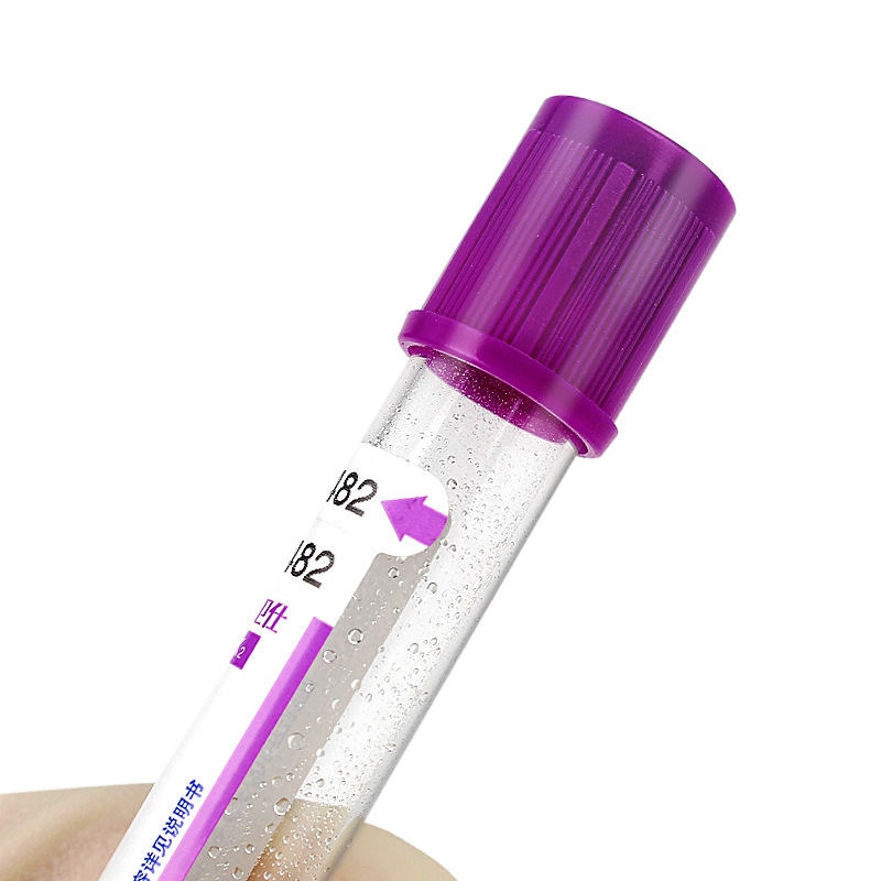 KONVIS EDTAK2 tubo de recolección de vacío desechable 0.5 / 2 / 5 / 10ml tubo de rutina anticoagulante púrpura image 4