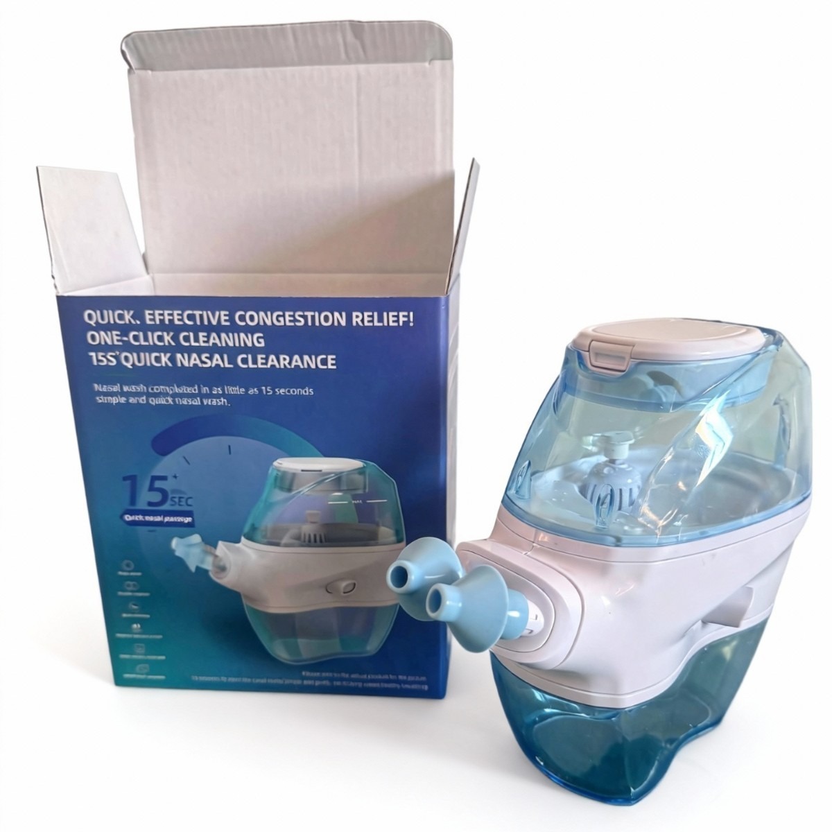 Exportación transfronteriza enjuague nasal eléctrico enjuague nasal presión negativa portátil image 6