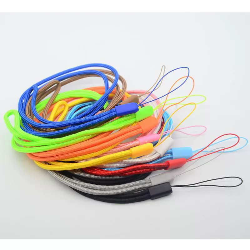 Длинная шея круглый нейлоновый мобильный телефон шнур для мобильного телефона нейлоновый плетеный шнур