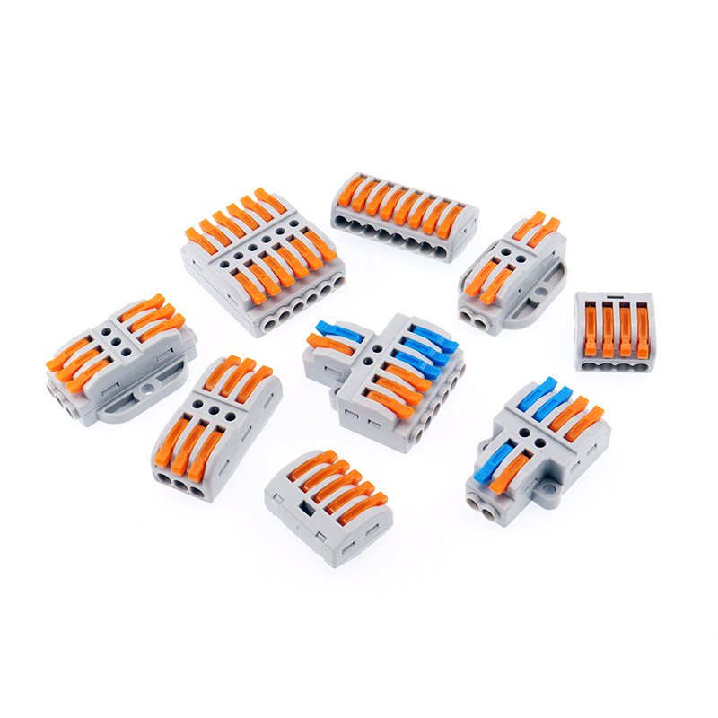 Quick Connect Connector Wire Splitter Connector Gadget Electrician Splicing Terminal Two-into-Four-Out Multi-purpose