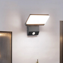 折叠感应户外壁灯楼梯庭院阳台室外门口灯过道外墙壁灯饰led灯