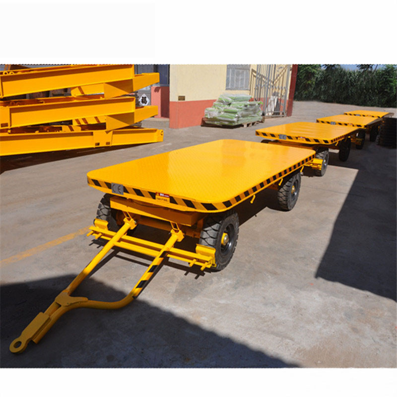 3吨平板拖车 串联平板小拖车  蔬菜平板运输车  行李牵引拖挂车