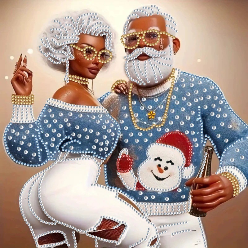 Pintura de Diamantes 5D con Forma Irregular de Princesa de Fantasía, Pintura de Diamantes DIY, Pintura de Diamantes con Puntos de Cristal, 30×30