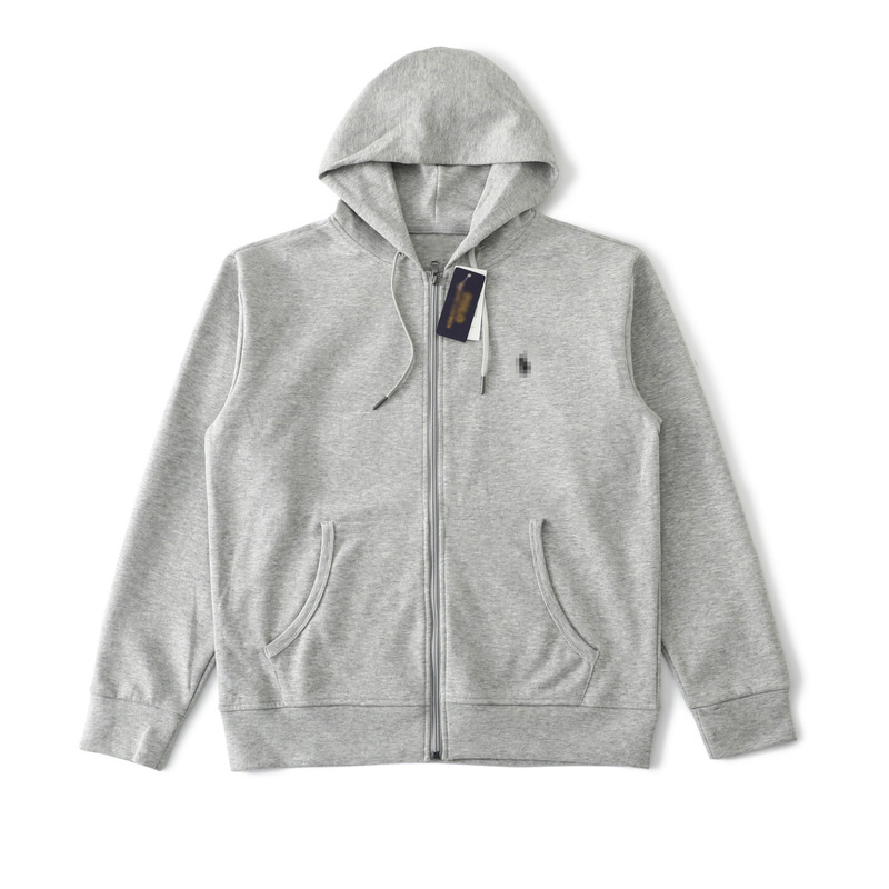 High-Quality Cross-Border Paul Howard Basic Model Pony Logo Embroidered Hooded Sweatshirt Unisex Zip-Up Jacket High-Quality Cross-Border Paul Howard Basic Model Pony Logo Embroidered Hooded Sweatshirt Unisex Zip-Up Jacket