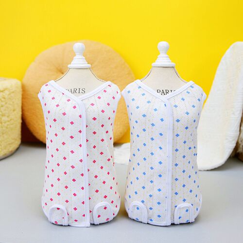 Pet cat sterilization clothes, cat postpartum clothes, surgical clothes, anti-licking weaning clothes 23 four-leaf flower cat sterilization clothes