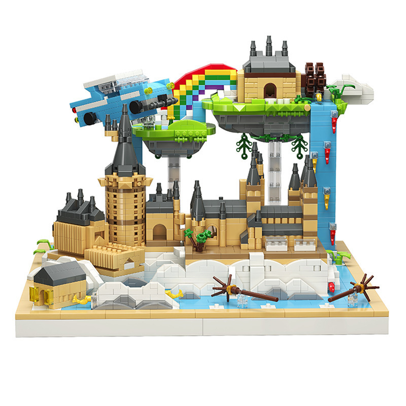 Moyu 92034 pequeño Castillo Mágico diamante micro partículas ensambladas bloques de construcción modelo de juguete adornos transfronterizos image 6