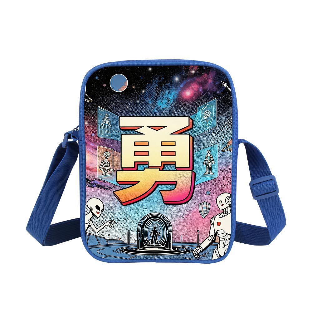 勇字来图DIY定制小方包个性印字单肩包 轻便百搭创意包单肩小挎包