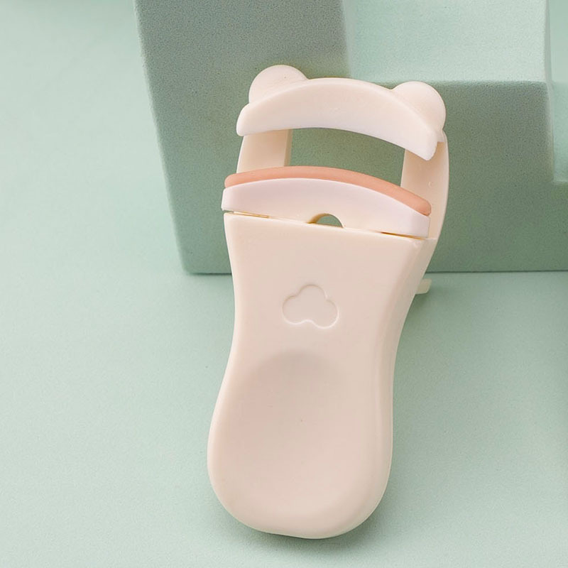 Rizador de pestañas de plástico parcial gran angular pequeño rizador de pestañas parcial de tipo prensa portátil curling combinación de conformación de larga duración