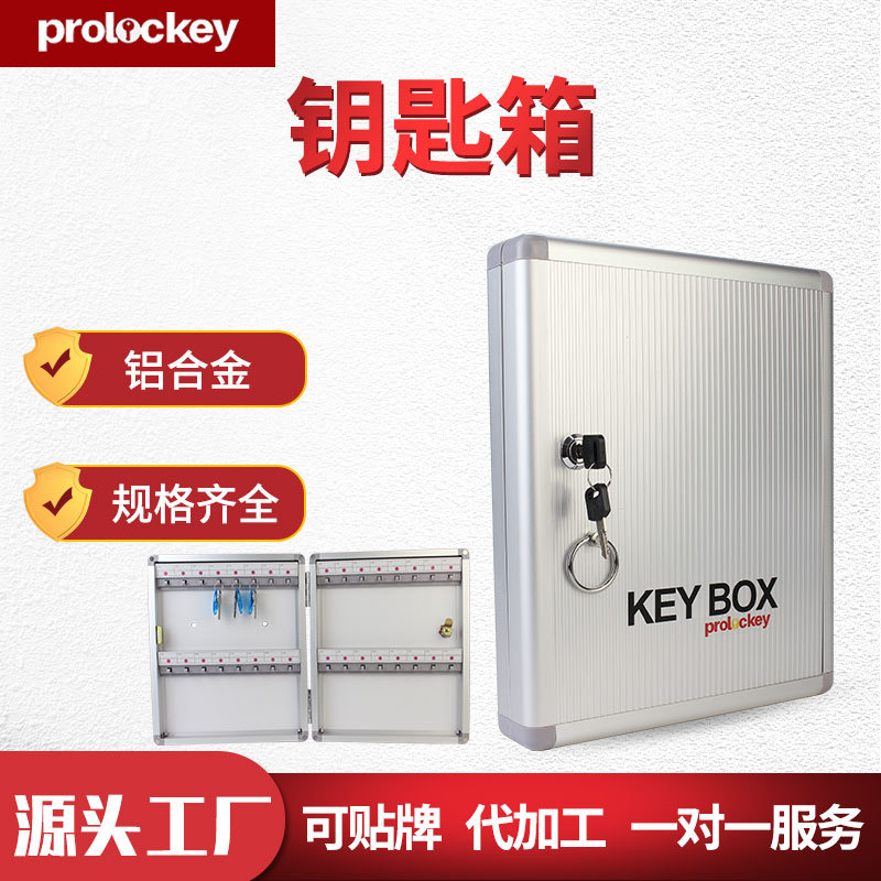 Prolockey/洛科安全铝合金钥匙箱48/96位收纳箱挂壁式防爆钥匙箱
