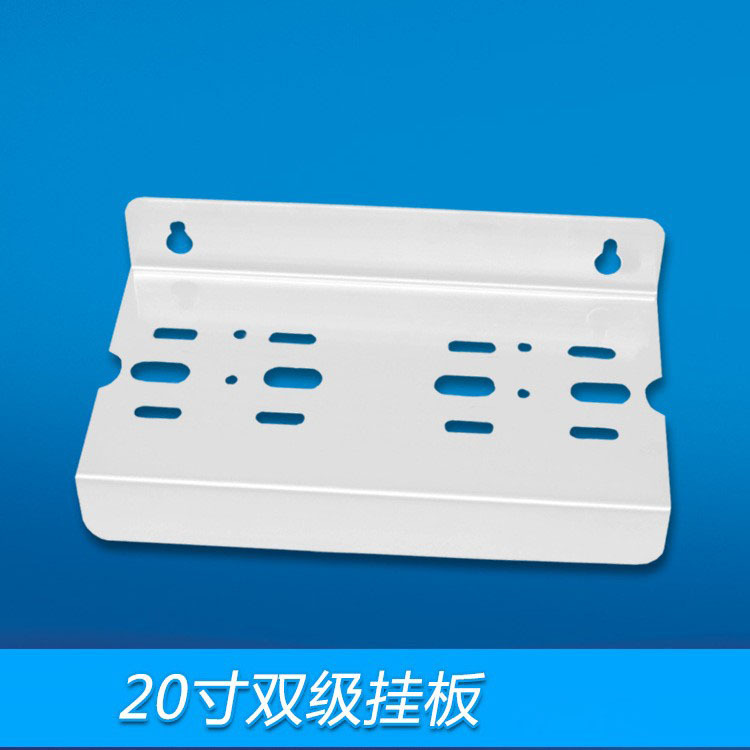 Venta al por mayor de 20 pulgadas de doble nivel 1,2mm espesado pintura antioxidante filtro colgante placa de doble tubo purificador de agua soporte