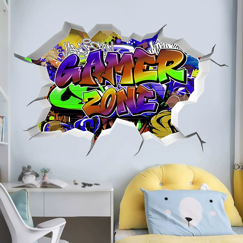 Амазонка 3D игровая настенная наклейка