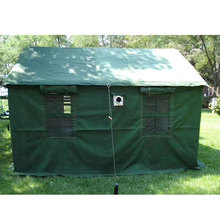 綠色野營拉練住宿帳篷 84A班用帳篷綠色戶外拉練訓練