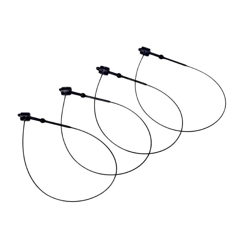 供应批发手穿针黑色圆头子母扣吊牌线手穿绳吊牌胶针线手工