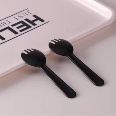 Small fork and spoon [individually packaged]