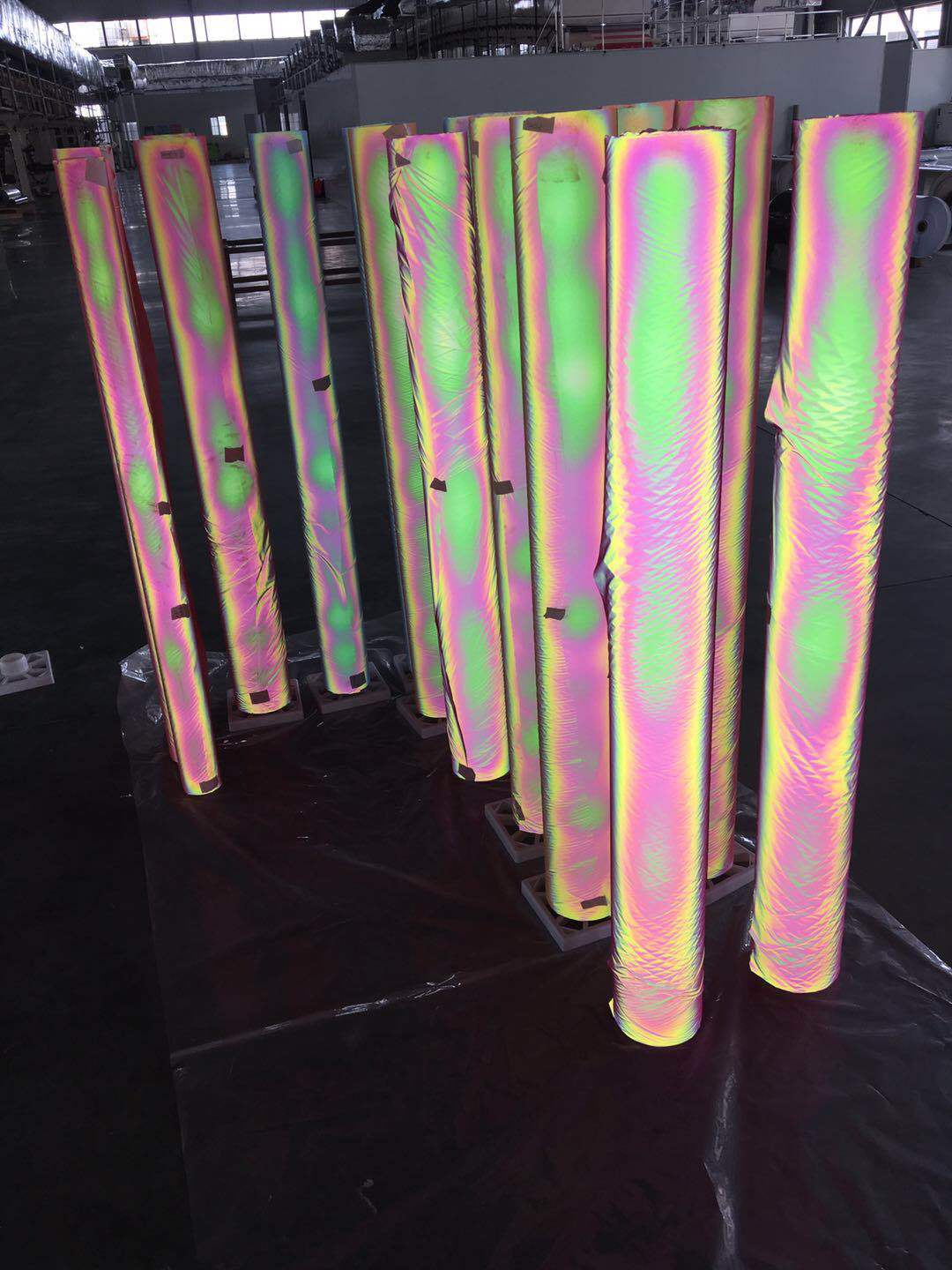 다채로운 슈퍼 소프트 반사 화학 섬유 천